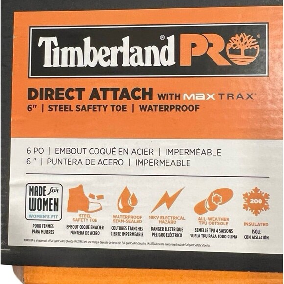 Timberland Pro 6” Steel Safety Toe Women’s Size 8M - Picture 9 of 9